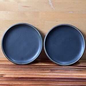 Set of 2 - luvhaus dessert plates / Dark Azurite - seconds/samples sale